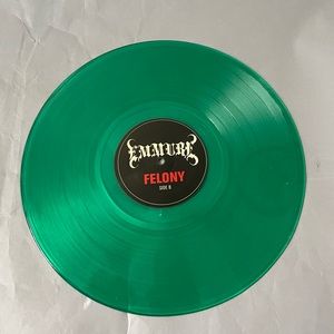 Emmure - felony vinyl clear green